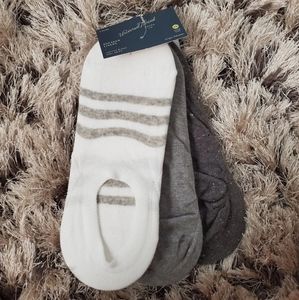 3 Pairs No Show Liner Socks Universal Thread